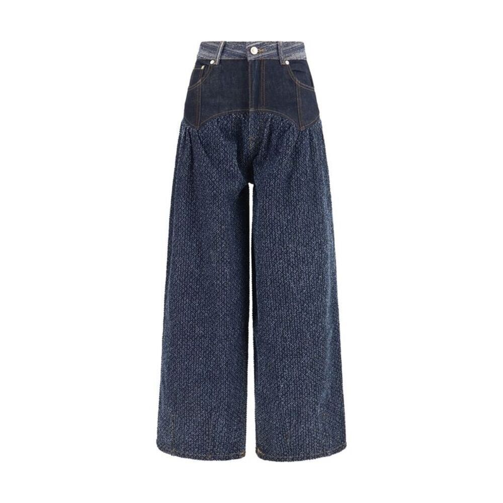 Ganni Blue Cotton Jeans Women's Denim